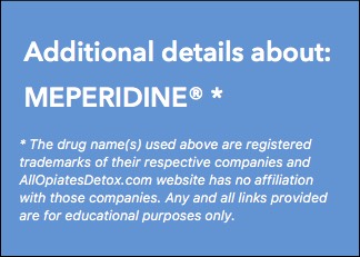 Identify Meperidine Package Label