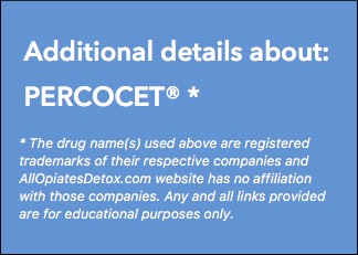 Identify Percocet Package Label Percocet Detox